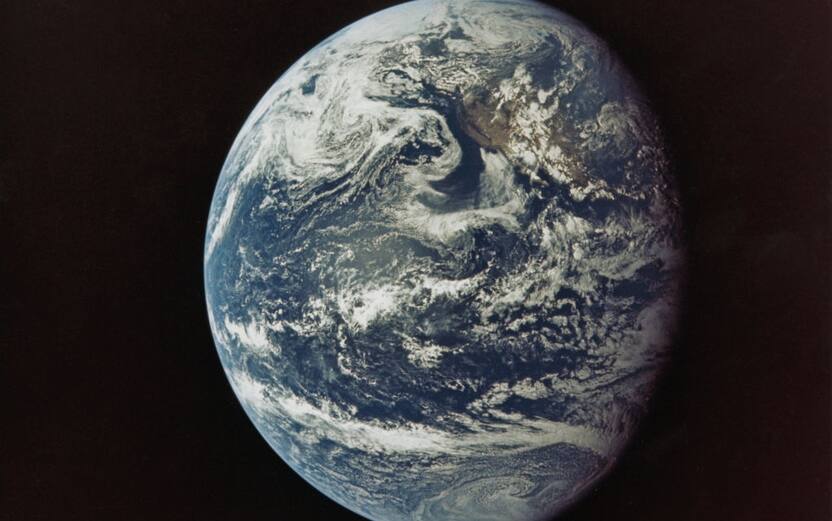 Parts of North America and Central America as seen from the Apollo 11 spacecraft during its translunar journey toward the Moon, 16th July 1969. The spacecraft is 10,000 nautical miles from the Earth. (Photo by Space Frontiers/Getty Images)