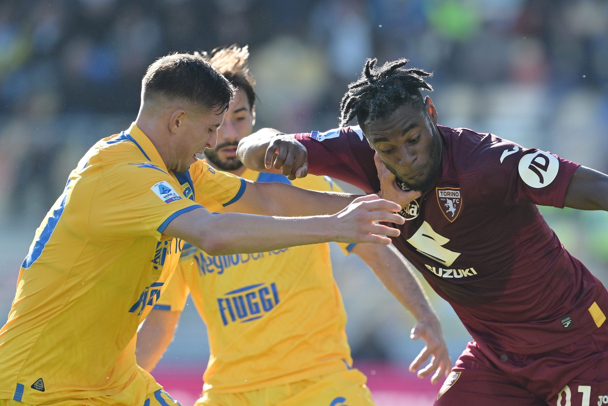 Zapata ha più volte sfiorato il gol.