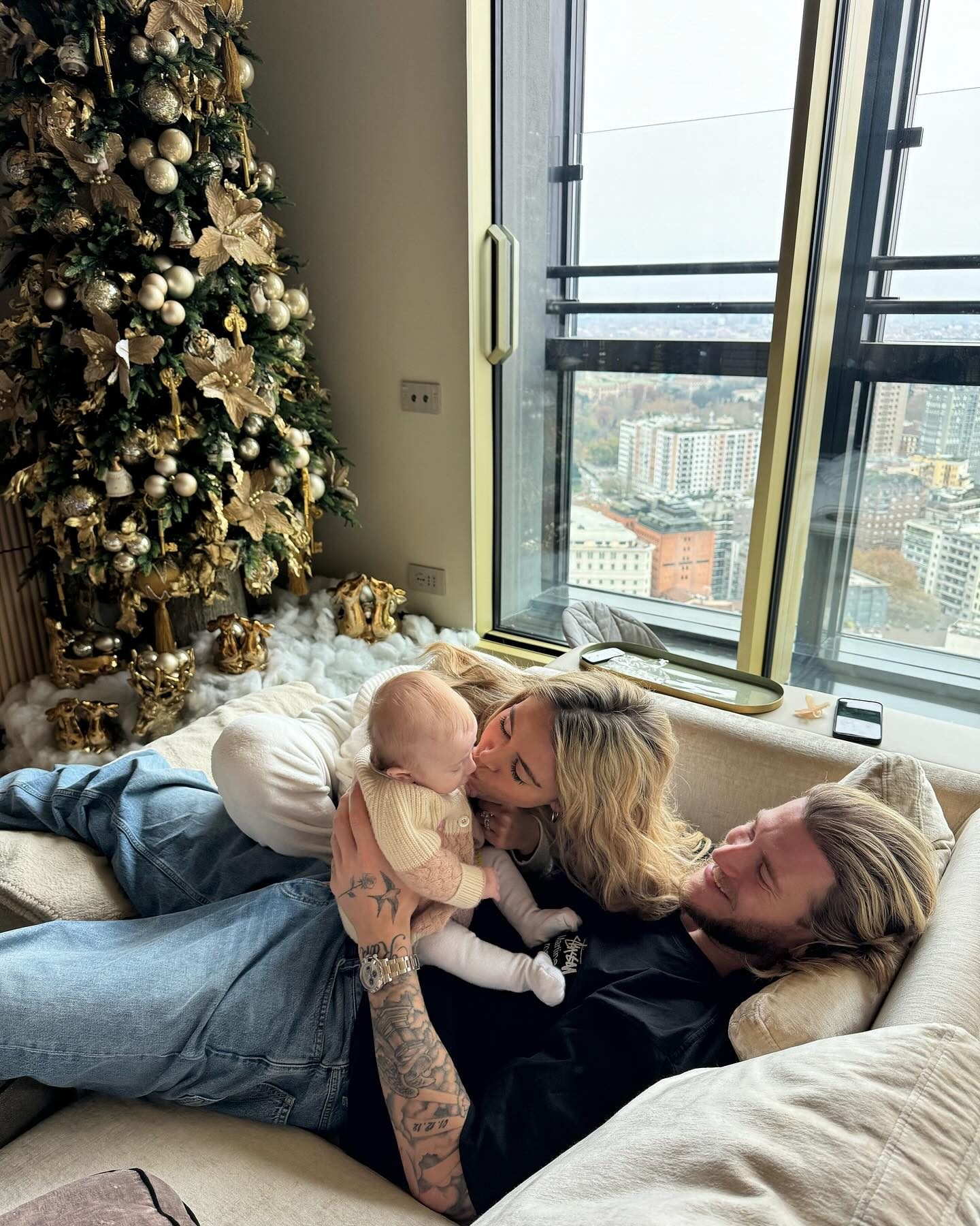 Diletto Leotta e Loris Karius con Aria