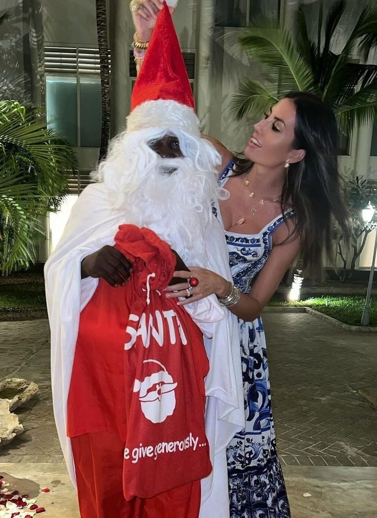 Elisabetta Gregoraci in Kenya