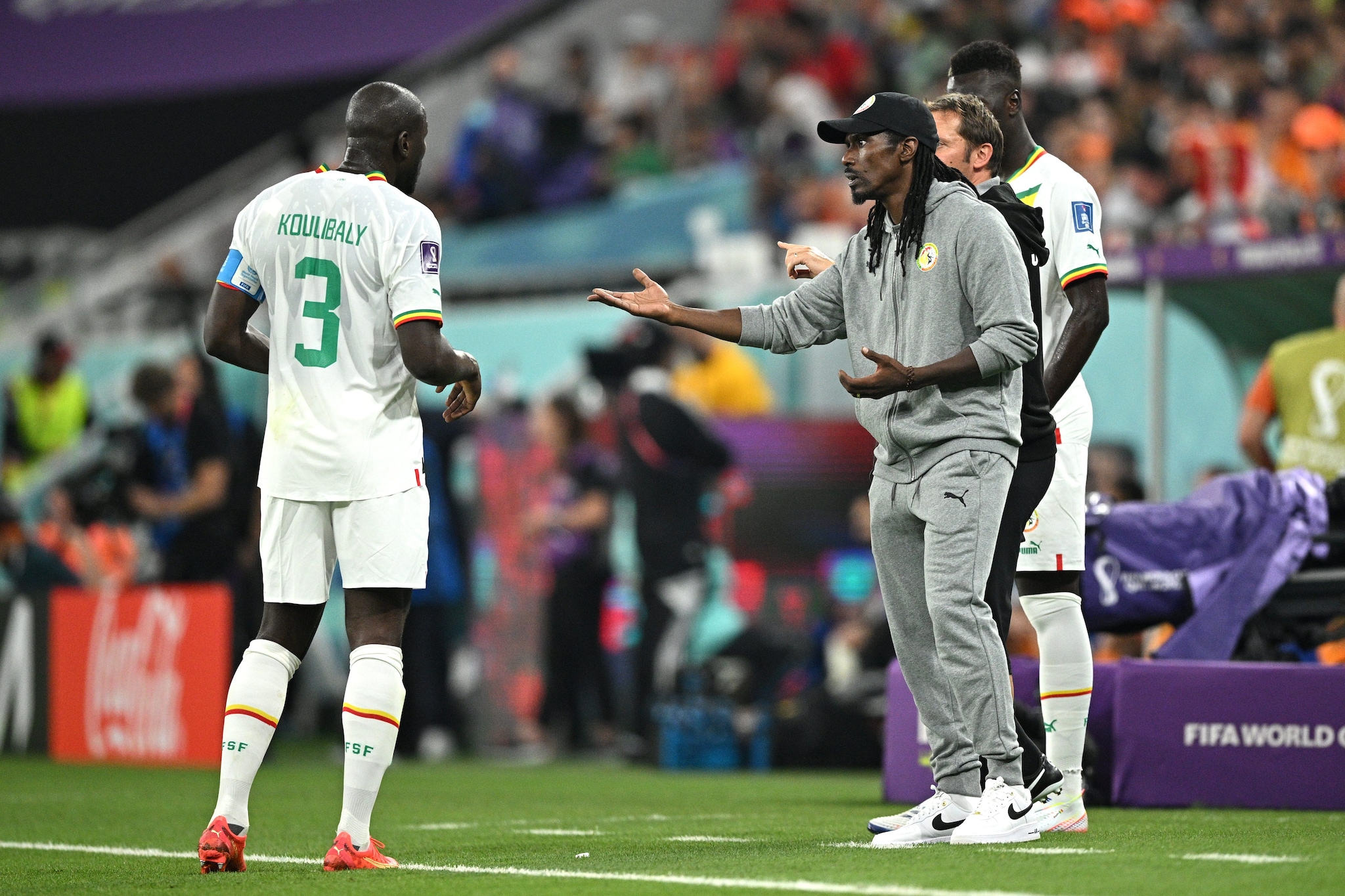 Cissé con Koulibaly in campo.