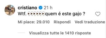 Il commento di Cristiano Ronaldo con cui ha sistemato Paim