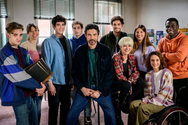 Il cast della serie di Rai1 Un professore 2