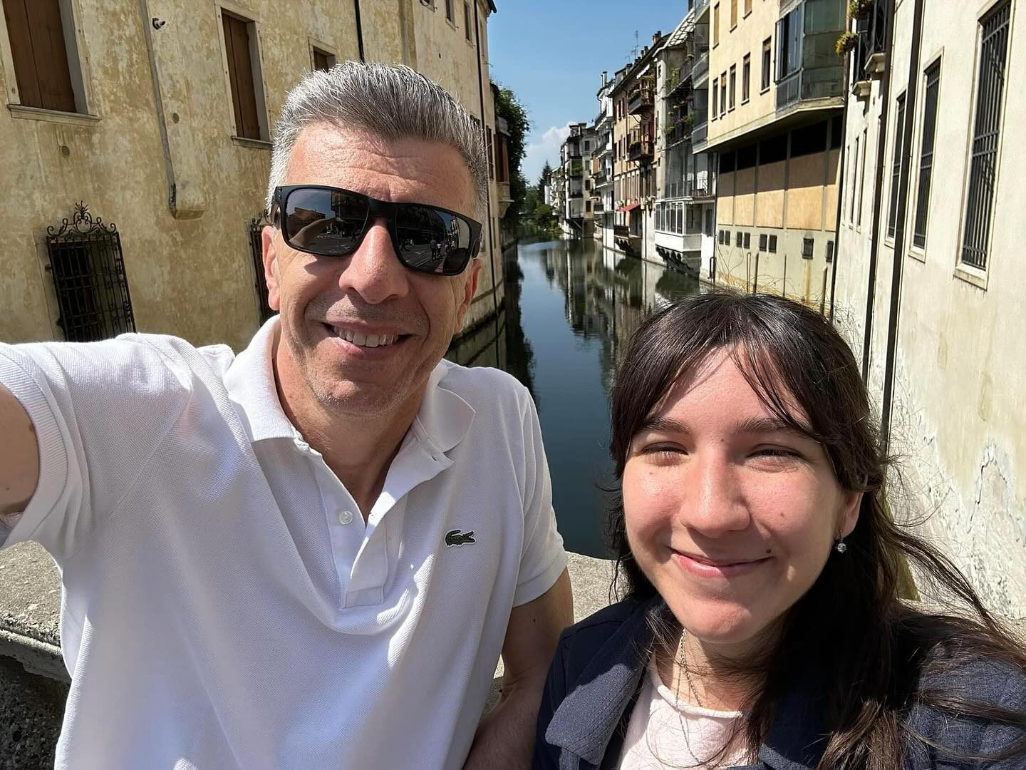 Gino Cecchettin con la figlia Giulia