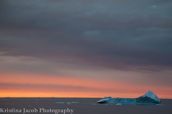 Icebergs float in the Southern Ocean, Antarctica. Photo: Kristina Jacob. Used with permission.