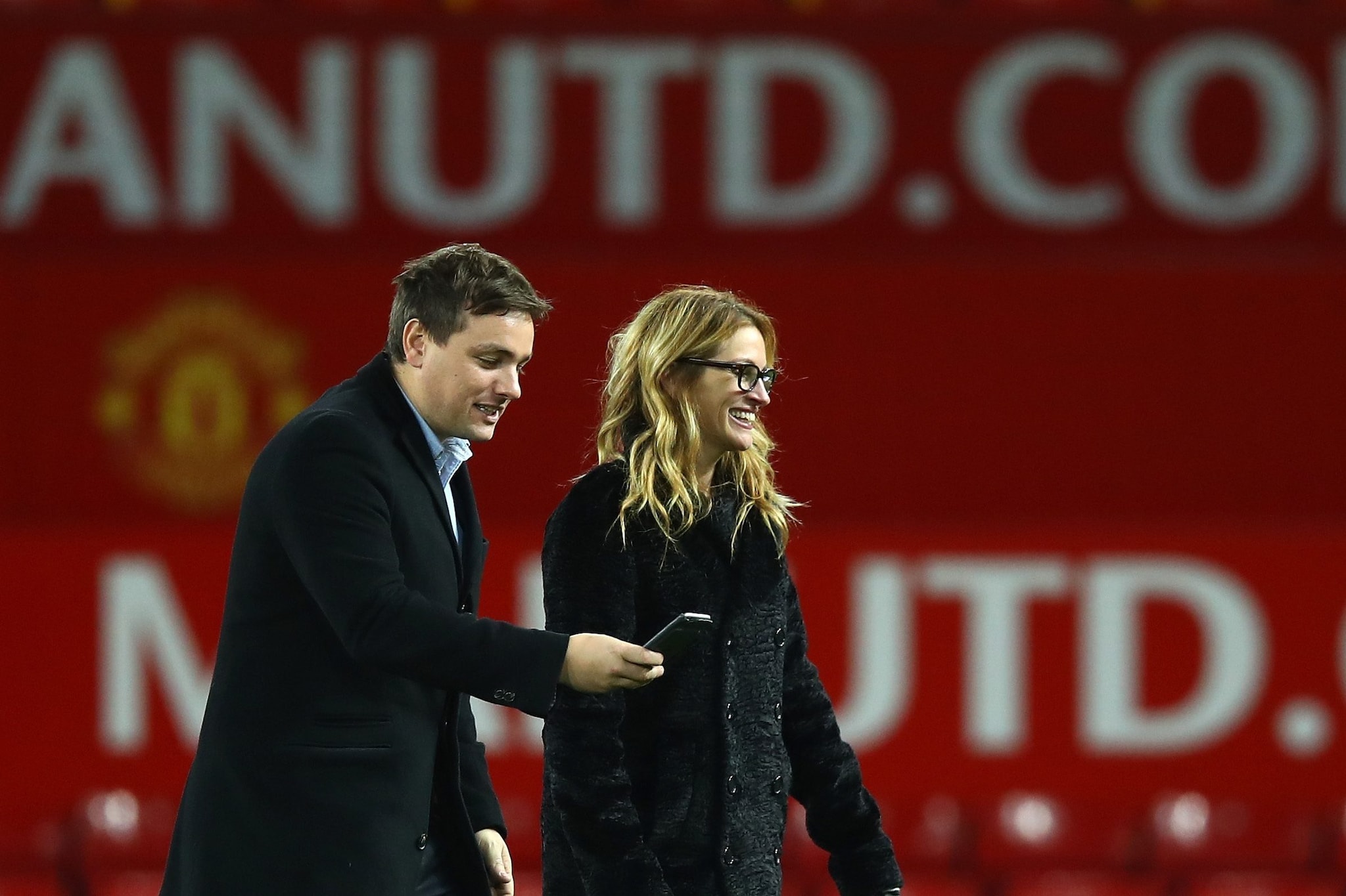 Julia Roberts a Old Trafford qualche anno fa