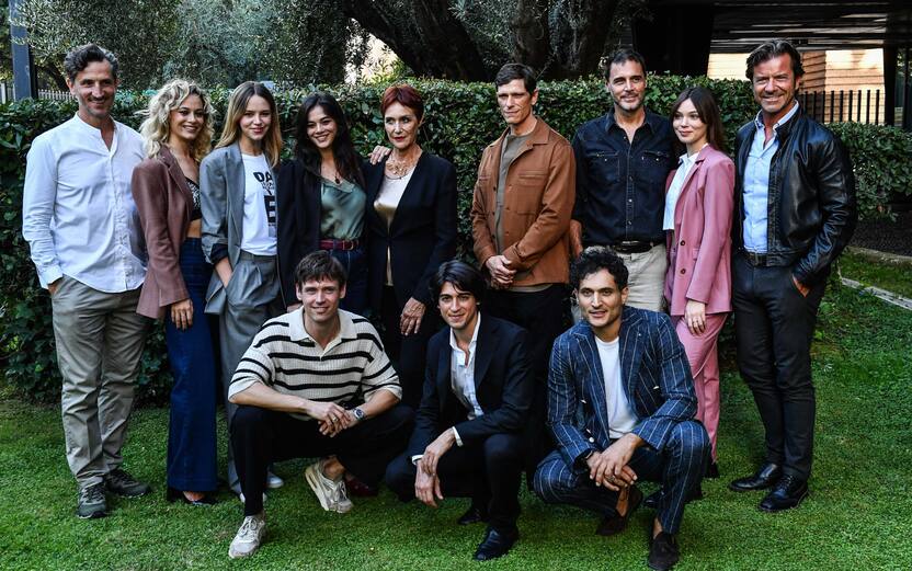 Roma. 27-09-2023 RAI Viale Mazzini Photocall della fiction RAI "Cuore 2" in foto: cast