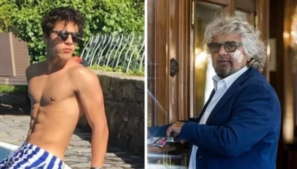 Ciro Grillo e il padre Beppe, fondatore del Movimento 5 Stelle