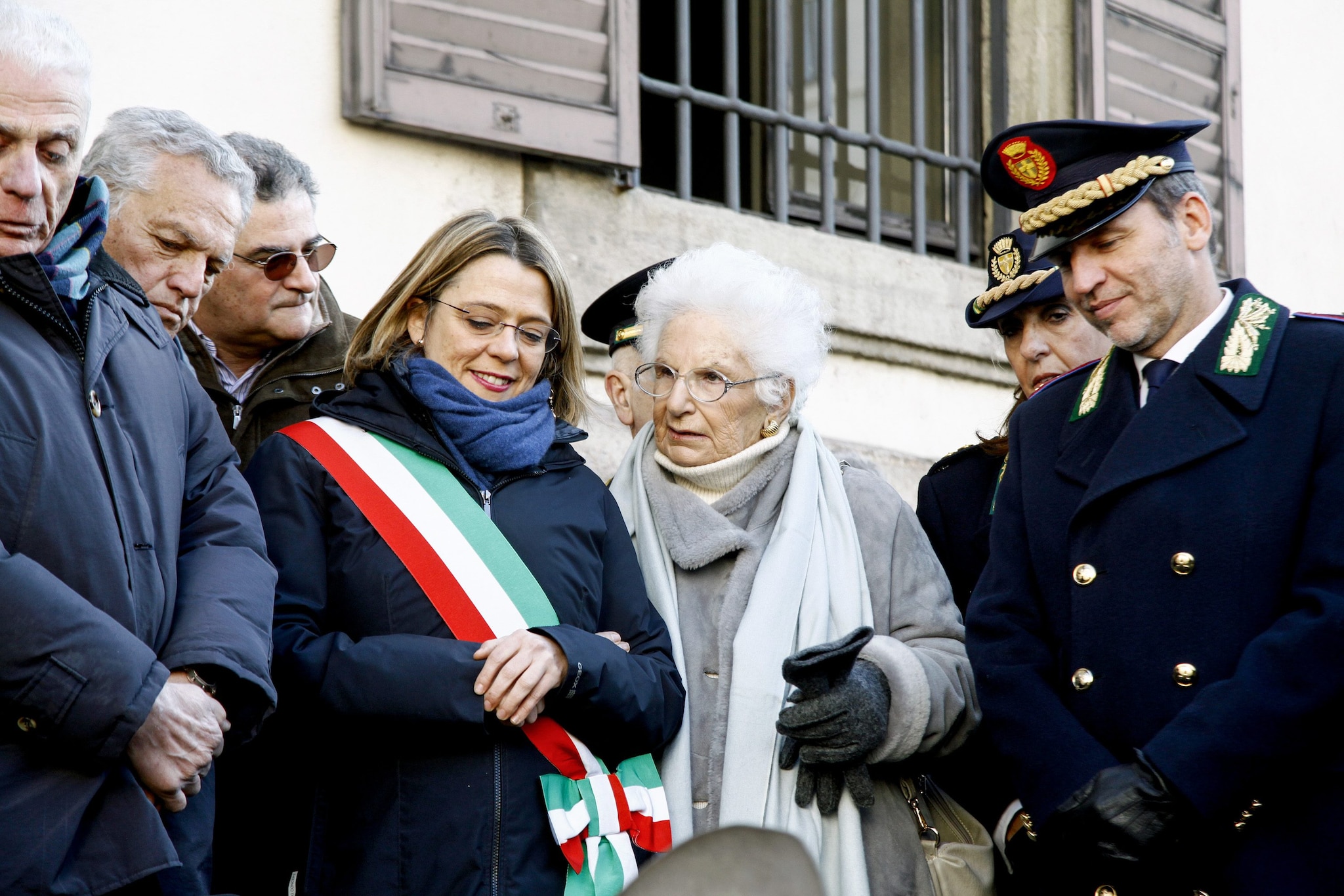 La senatrice Liliana Segre con la vicesindaca Anna Scavuzzo