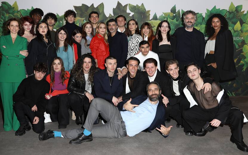 Roma, sede Rai Mazzini, photocall serie tv "Mare fuori 3". Nella foto: cast