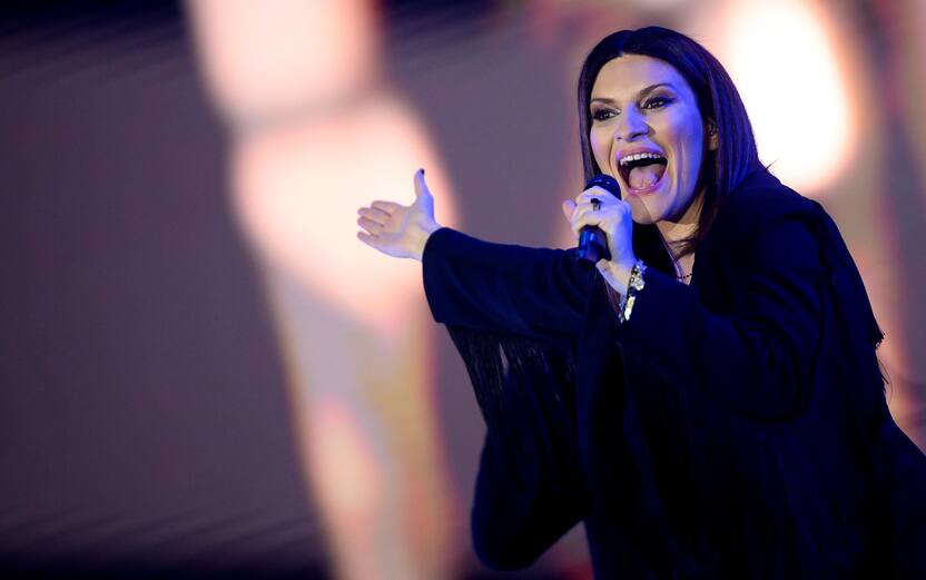 TENERIFE, SPAIN - MARCH 14: Laura Pausini performs during the Cadena Dial Awards on March 14, 2019 in Tenerife, Spain. (Photo by Samuel de Roman/Getty Images)