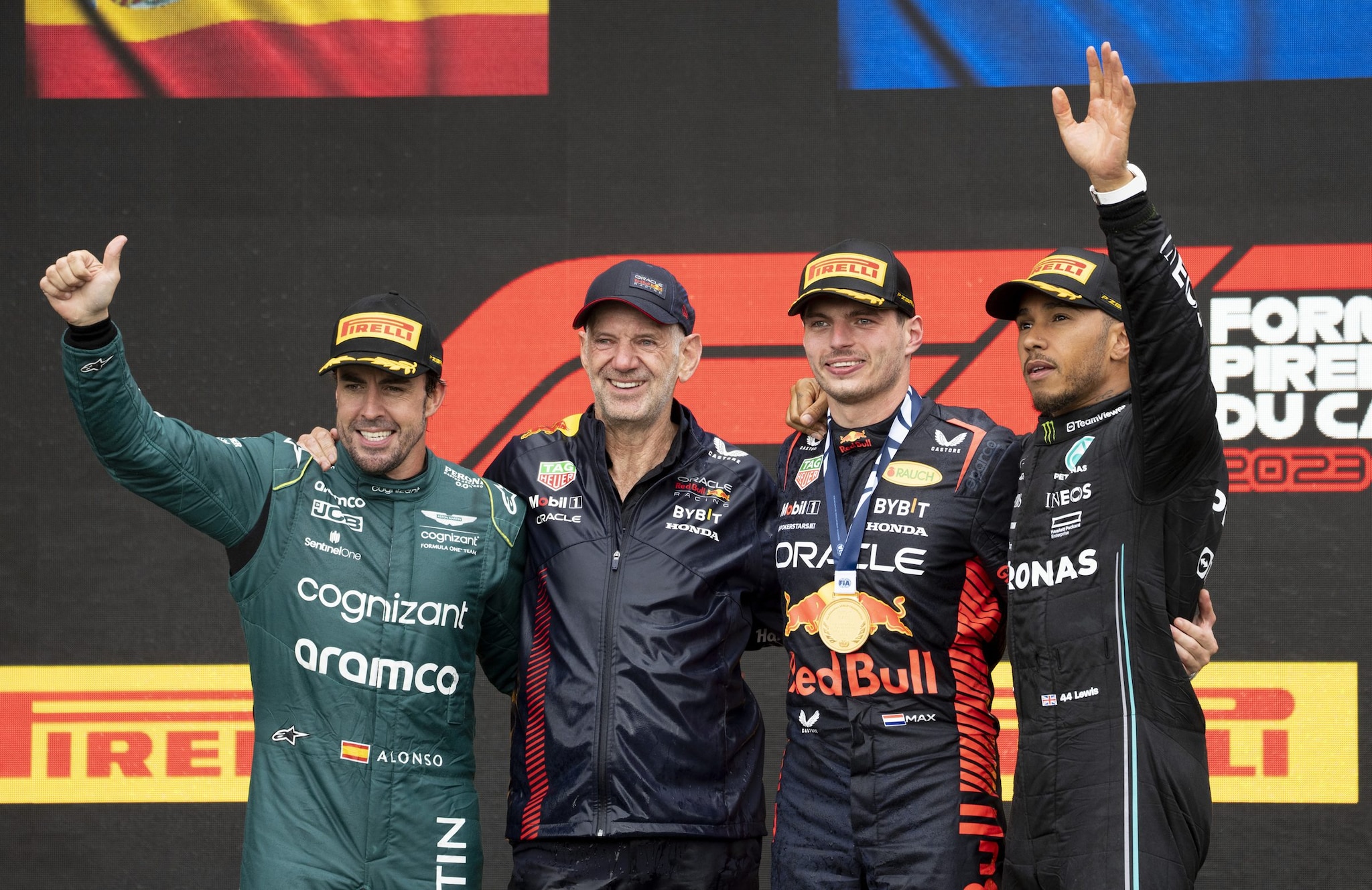 Alonso, Verstappen e Hamilton sul podio del Canada. Anche lo spagnolo può cambiare scuderia.