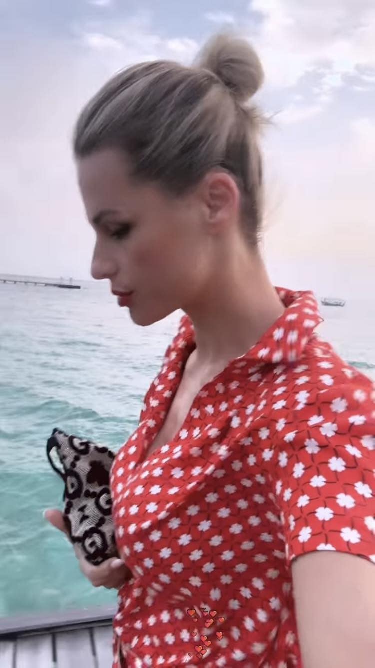 Michelle Hunziker alle Maldive