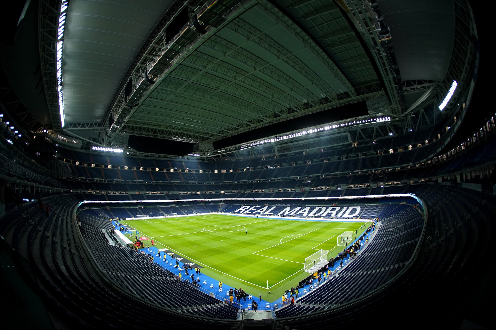 Lo stadio Santiago Bernabeu.