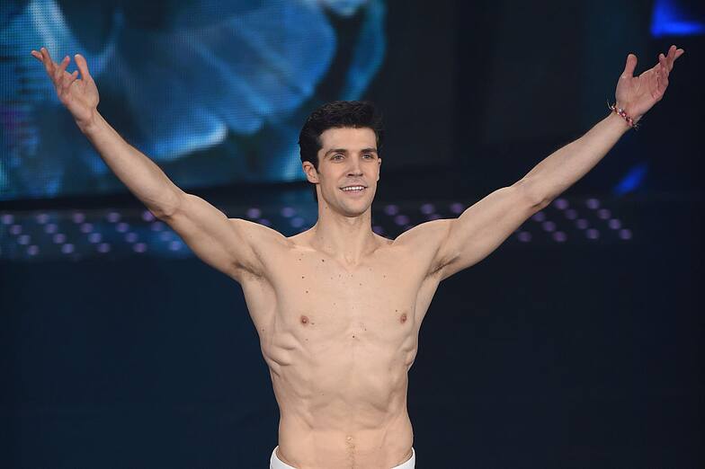 SANREMO, ITALY - FEBRUARY 13: Roberto Bolle attends the closing night of 66th Festival di Sanremo 2016 at Teatro Ariston on February 13, 2016 in Sanremo, Italy. (Photo by Venturelli/Getty Images)