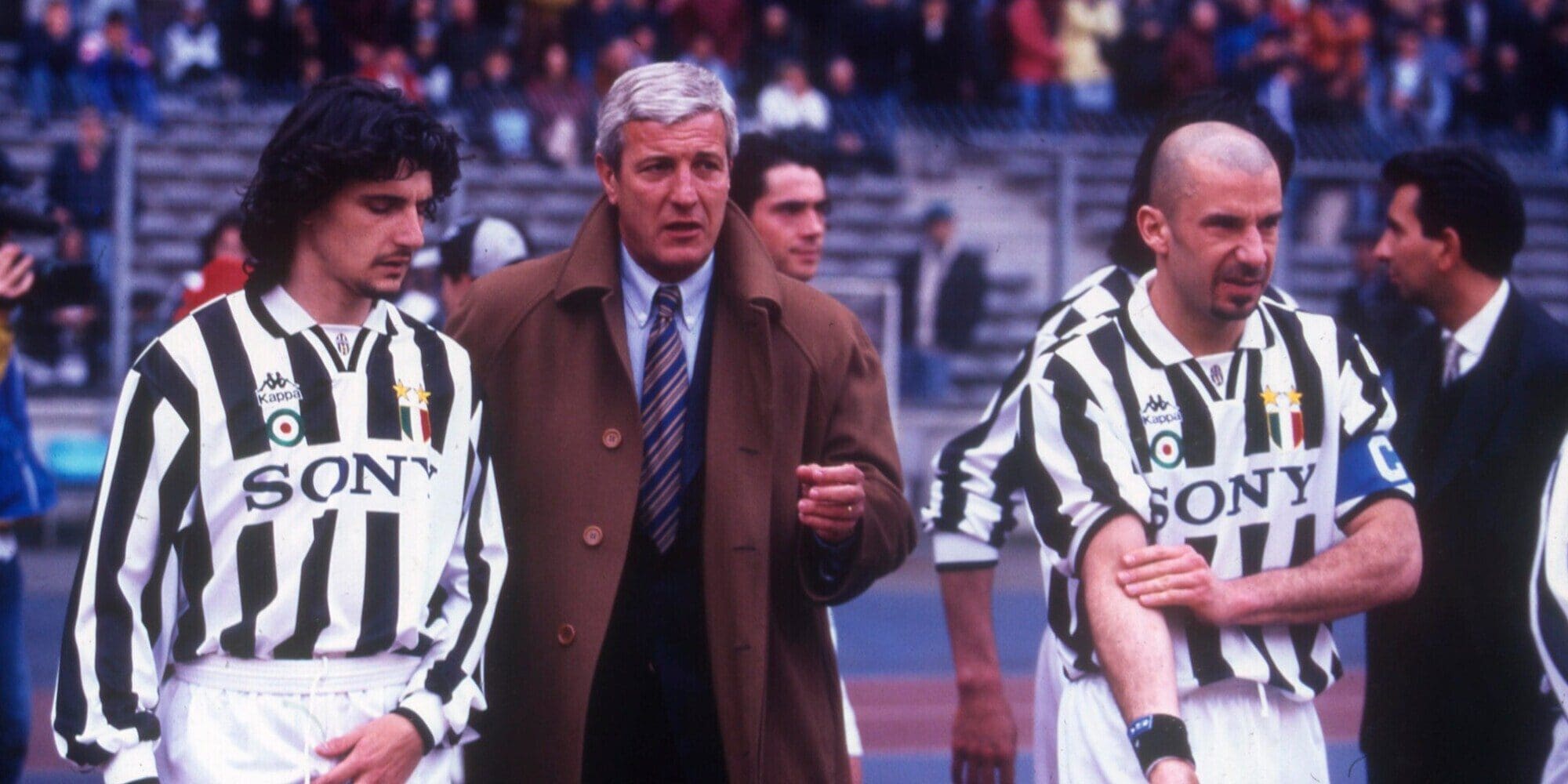 Padovano con Lippi e Vialli ai tempi della Juventus.