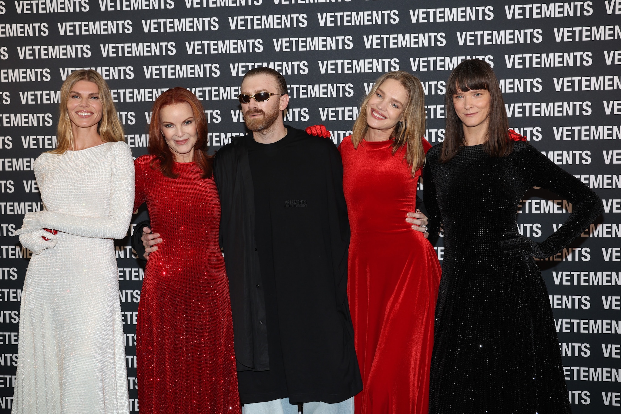 Maryna Linchuk, Marcia Cross, Guram Gvasalia, Natalia Vodianova, Carmen Kass