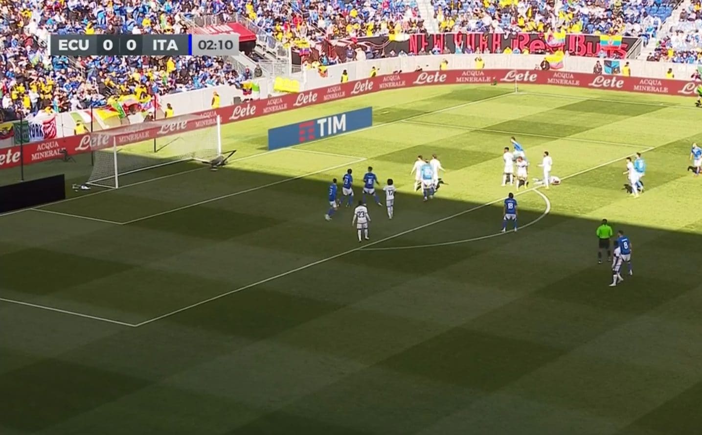 L'azione del gol di Pellegrini.