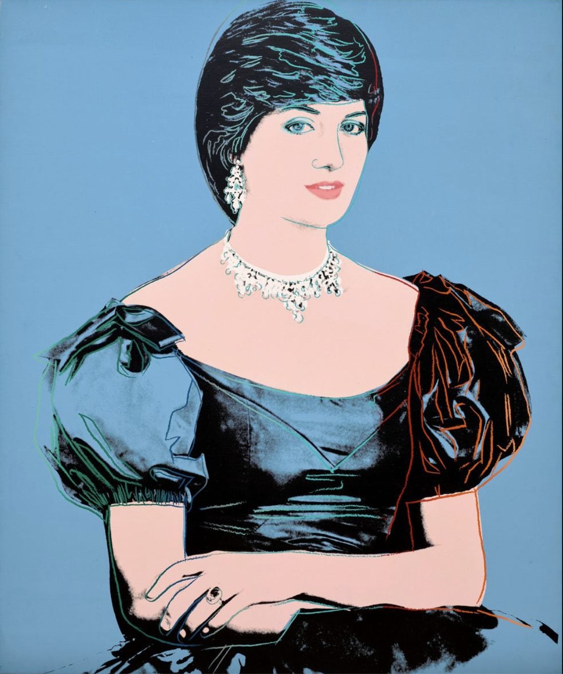 Portrait of Pricess Diana, 1982, Andy Warhol