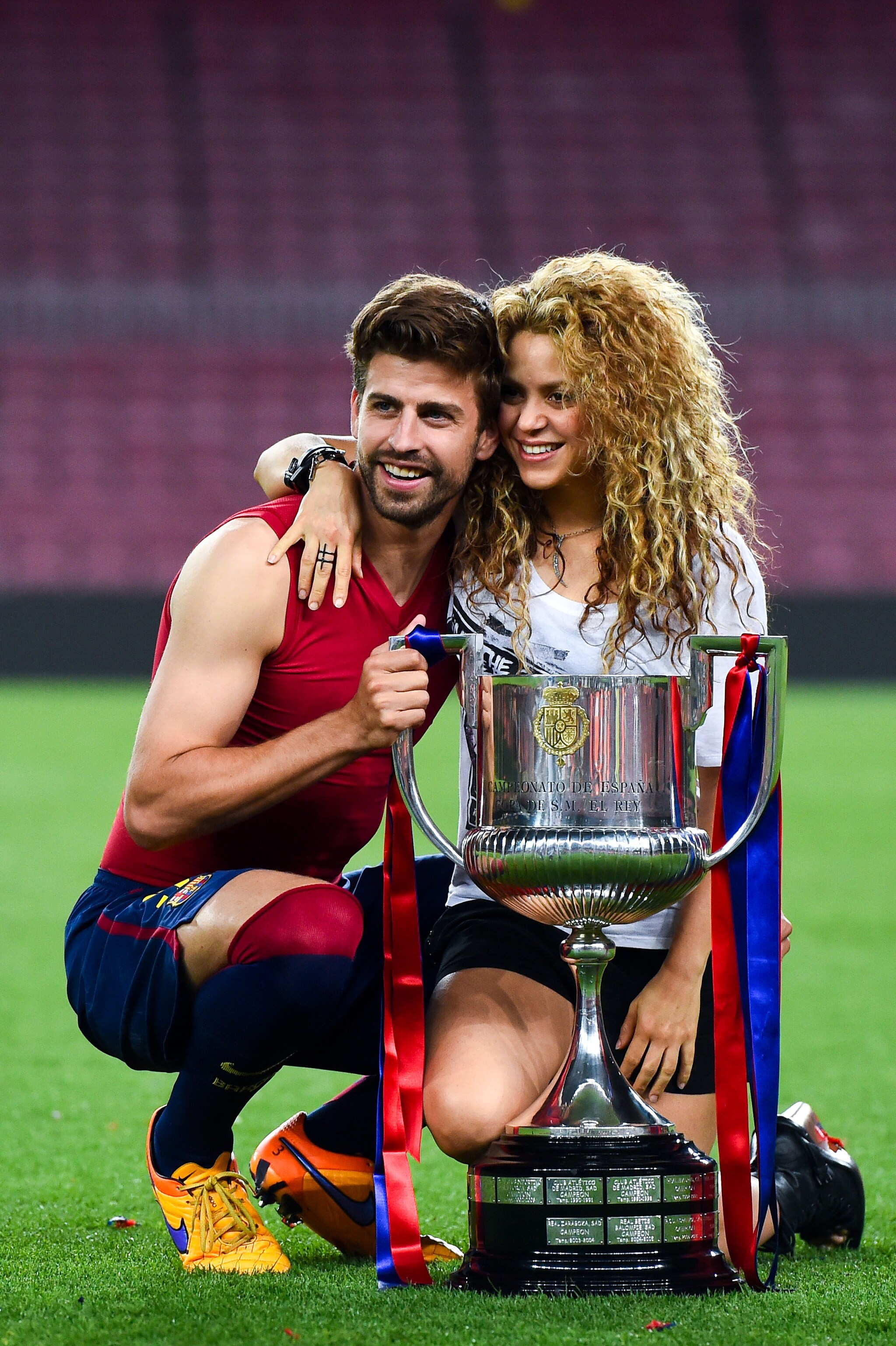 Shakira e Gerard Piqué nel 2015