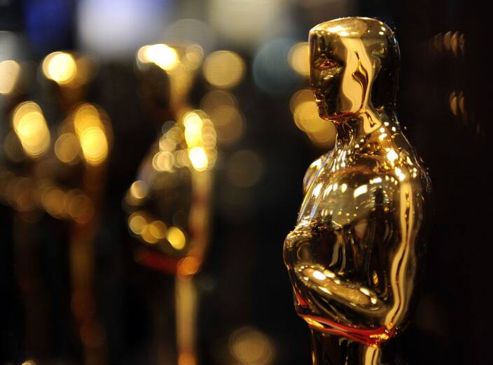 NEW YORK - FEBRUARY 25: Overview of Oscar statues on display at "Meet the Oscars" at the Time Warner Center on February 25, 2010 in New York City. (Photo by Andrew H. Walker/Getty Images)