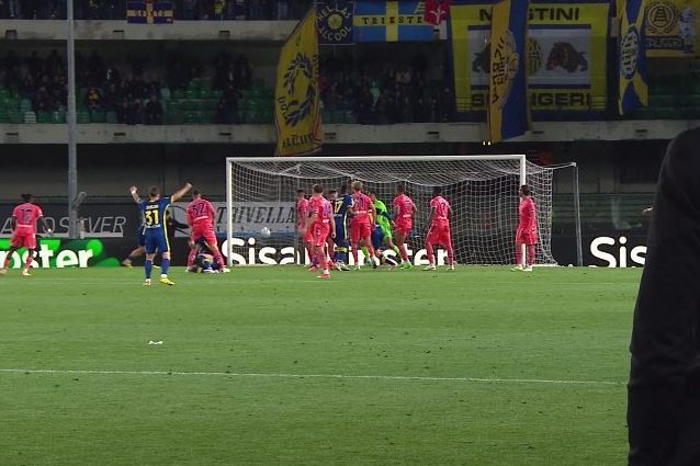 L'azione del gol di Coppola nel finale.