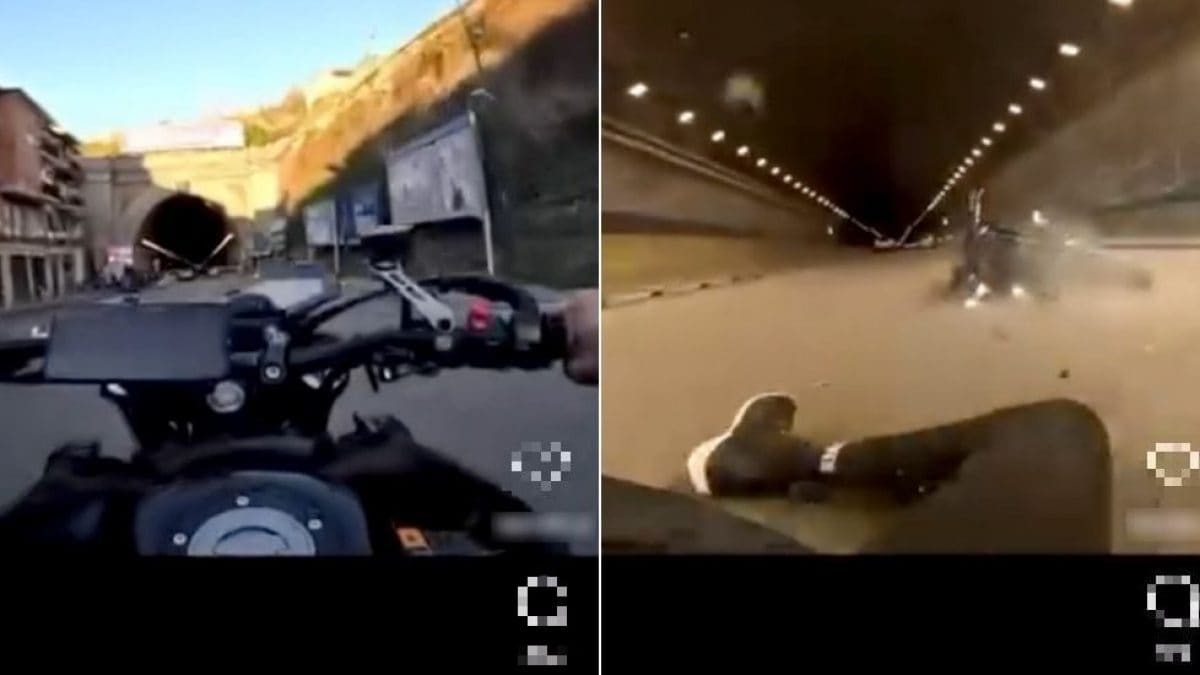 L'incidente nel video pubblicato da Francesco Emilio Borrelli (Avs)