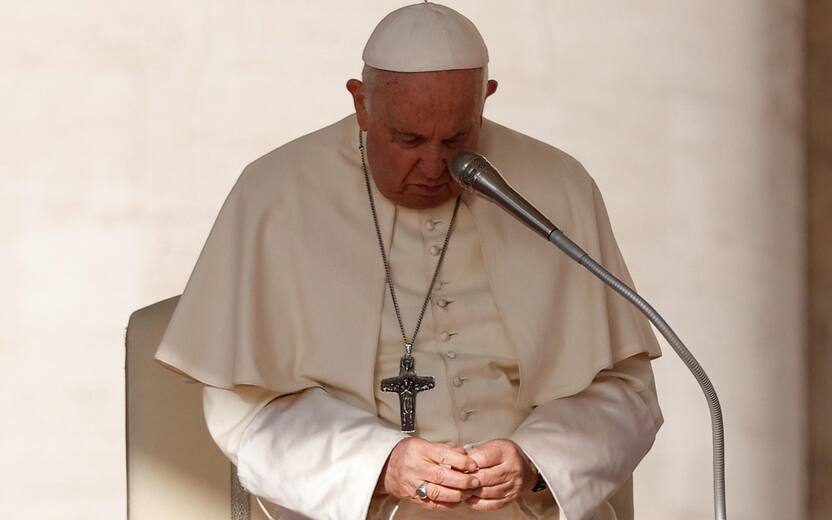 Pope Francis leads the weekly general audience in Saint Peter's Square, Vatican City, 11 October  2023. ANSA/GIUSEPPE LAMI