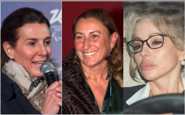 Marina Caprotti; Miuccia Prada; Marina Berlusconi