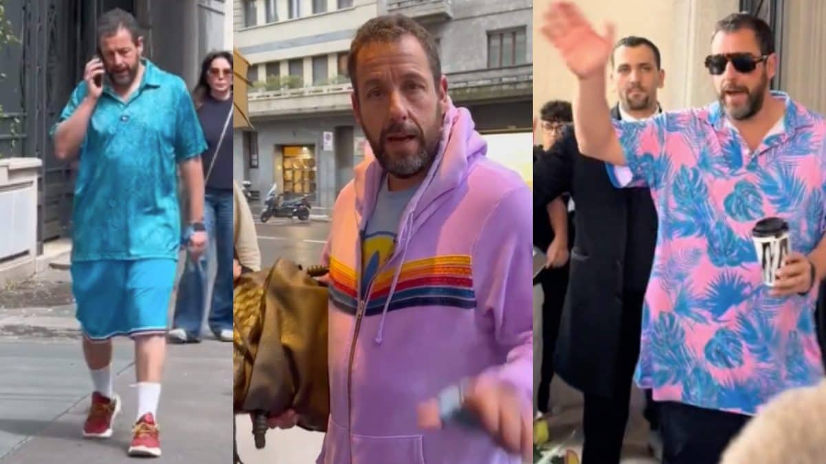 Adam Sandler a Milano (Video da TikTok)