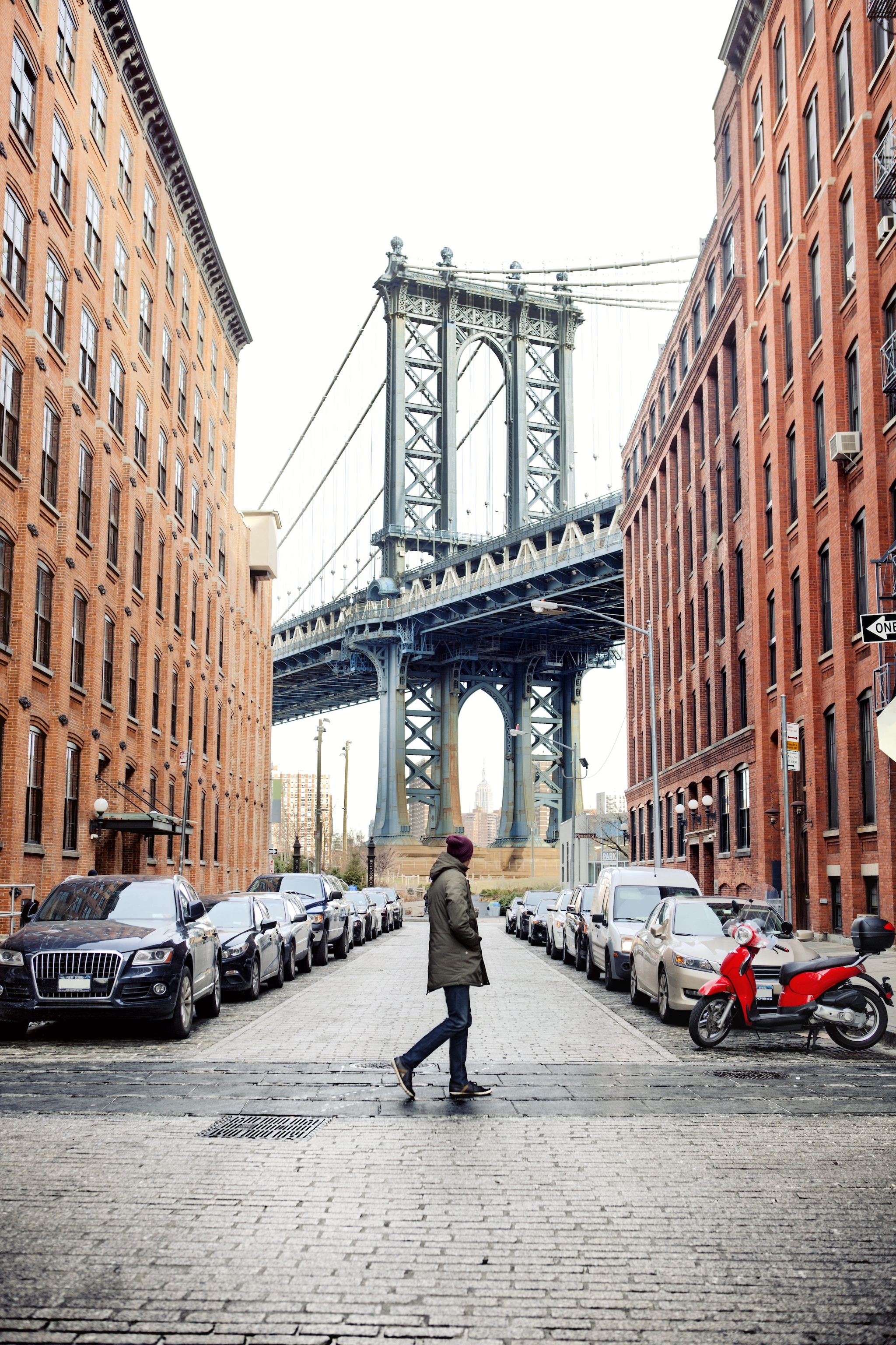 Uno scorcio del ponte di Brooklyn