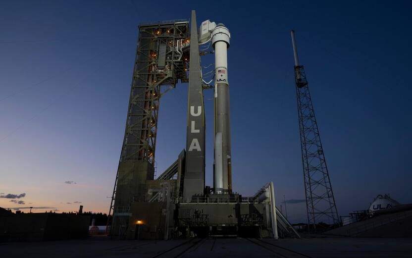 epa11382946 A handout photo made available by NASA shows a United Launch Alliance Atlas V rocket with Boeing's CST-100 Starliner spacecraft aboard on the launch pad at Space Launch Complex 41, ahead of NASA's Boeing Crew Flight Test at Cape Canaveral Space Force Station in Florida, USA, 31 May 2024. NASA's Boeing Crew Flight Test is the first launch with astronauts of the Boeing CFT-100 spacecraft and United Launch Alliance Atlas V rocket to the International Space Station as part of the agencyâ€™s Commercial Crew Program. The flight test, targeted for launch at 12:25 p.m. EDT on Saturday, June 1, serves as an end-to-end demonstration of Boeingâ€™s crew transportation system and will carry NASA astronauts Butch Wilmore and Suni Williams to and from the orbiting laboratory. EPA/NASA/Joel Kowsky MANDATORY CREDIT HANDOUT EDITORIAL USE ONLY/NO SALES HANDOUT EDITORIAL USE ONLY/NO SALES