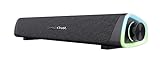 Trust Gaming GXT 620 Axon Soundbar Illuminata RGB 12W, Alimentazione USB, 3.5mm AUX, Altoparlanti, Casse PC per Computer, Laptop, Smartphone, Tablet, TV - Nero