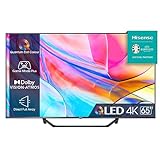 Hisense 65" UHD 4K 2023 65A72KQ, Smart TV VIDAA U6, Dolby Vision, HDR 10+, Game Mode Plus, Alexa Built-in, Tuner DVB-T2/S2 HEVC 10, lativù 4K