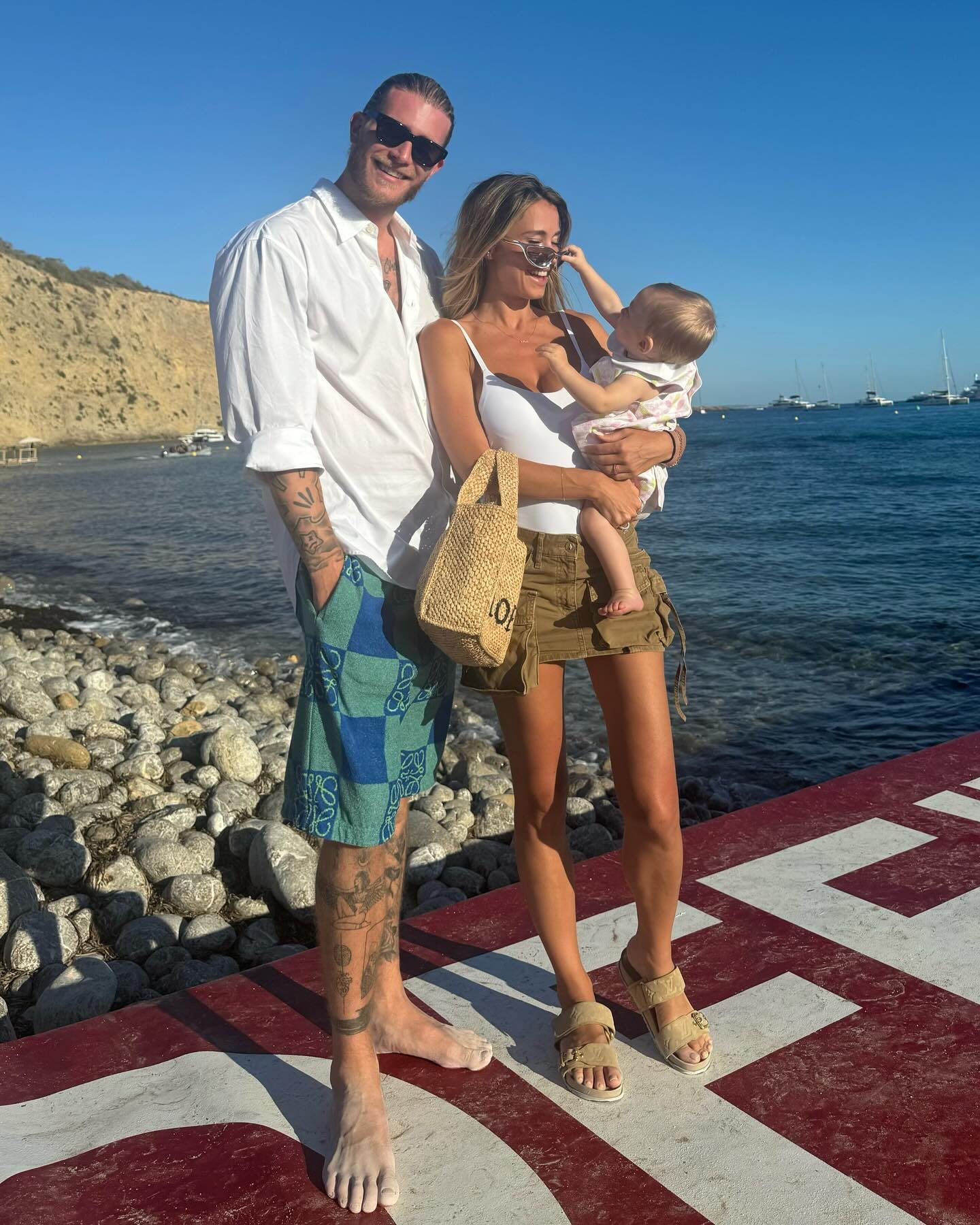 Loris Karius in luna di miele con Diletta Leotta e Aria