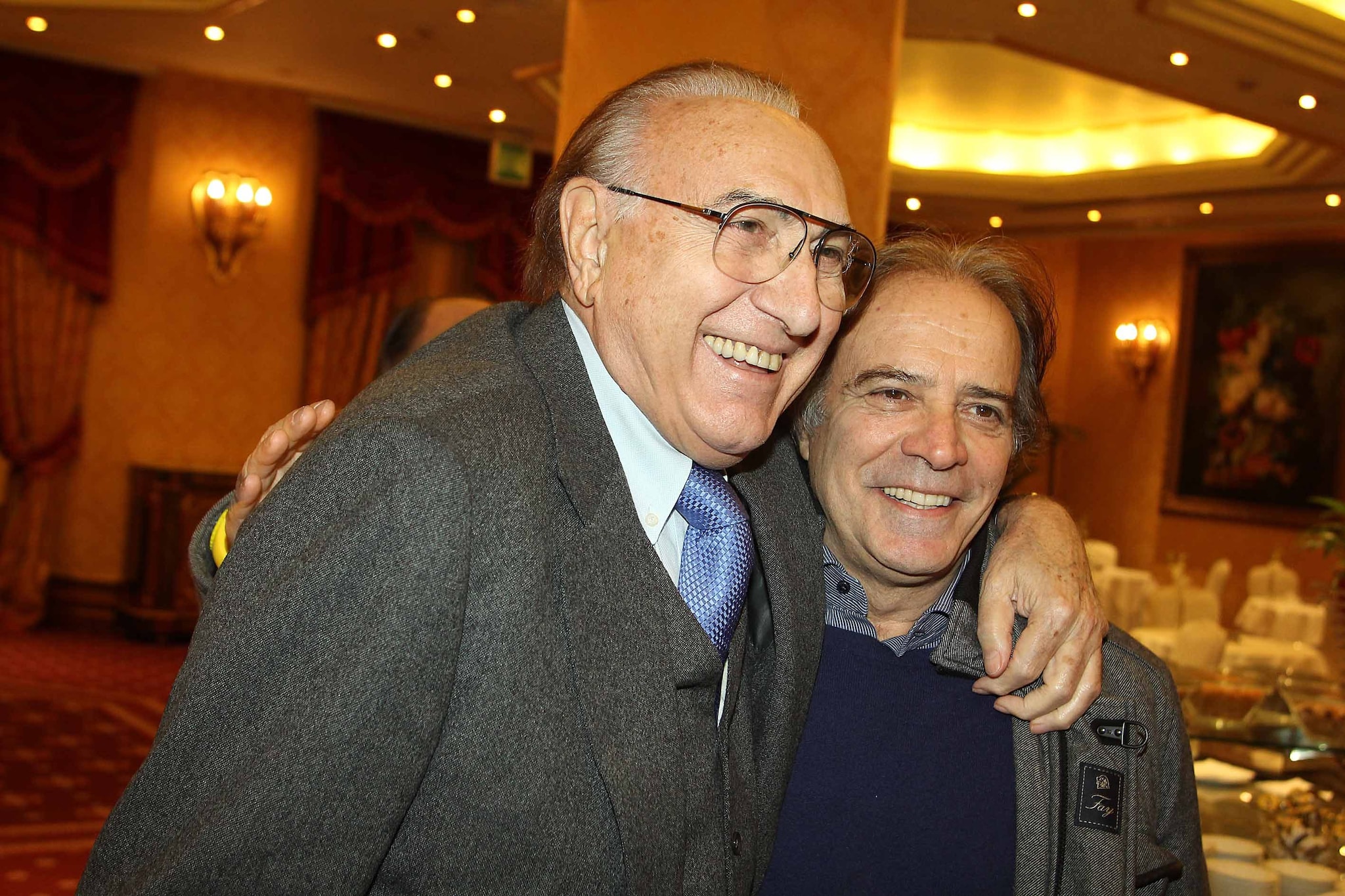 Enrico Montesano con Pippo Baudo