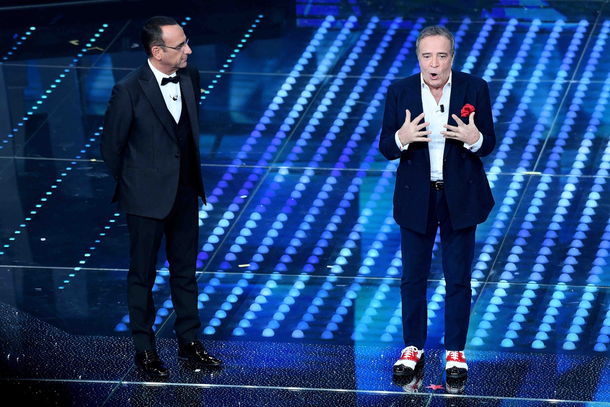 Enrico Montesano a Sanremo 2017