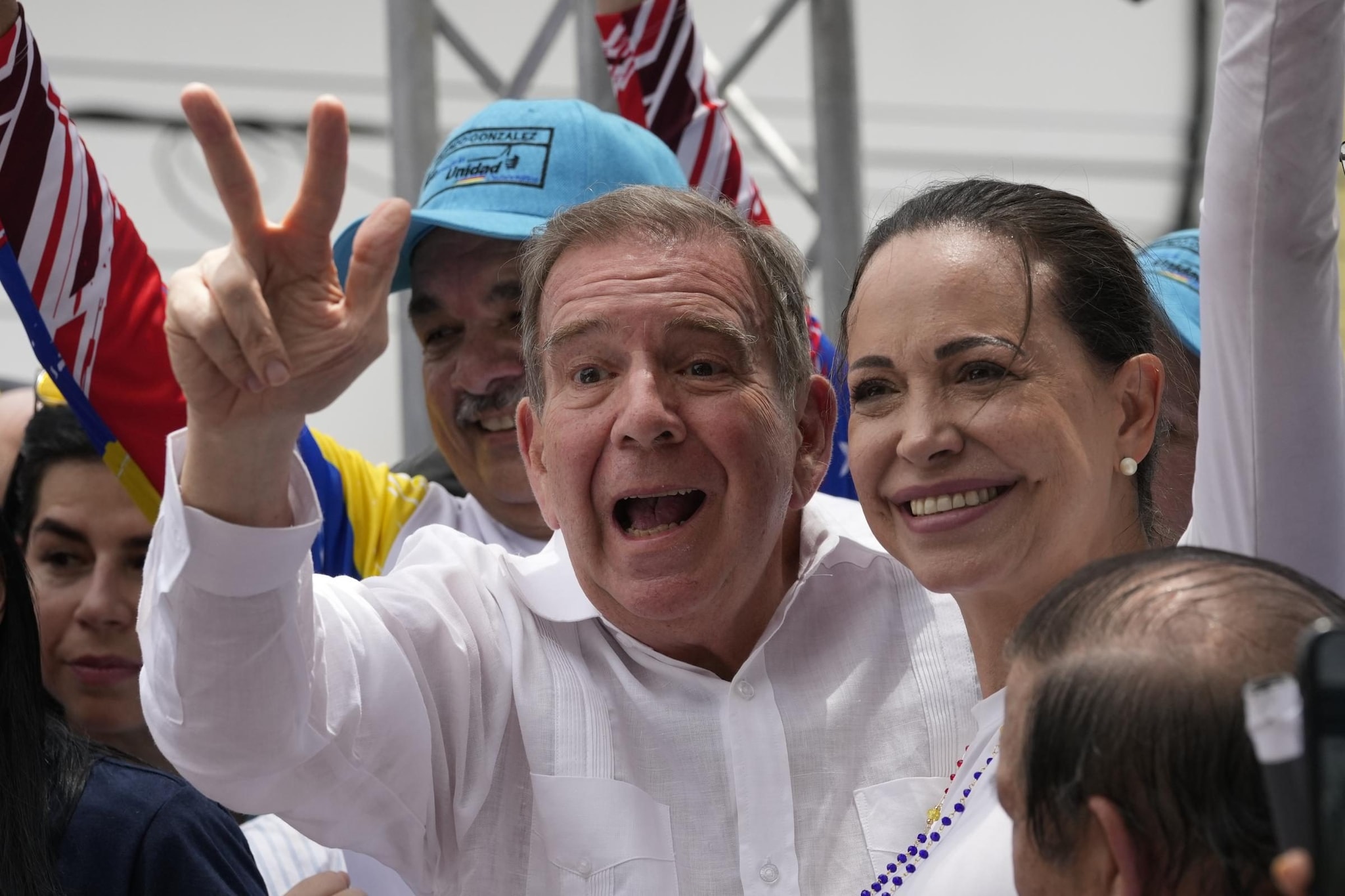 Edmundo Gonzalez Urrutia e Maria Corina Machado