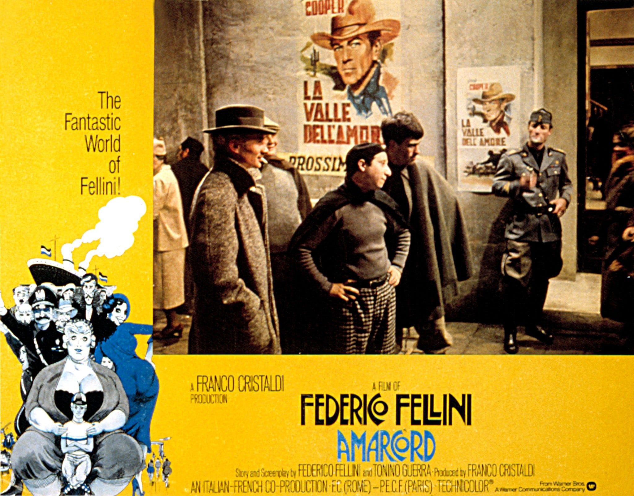 Locandina del film Amarcord di Federico Fellini