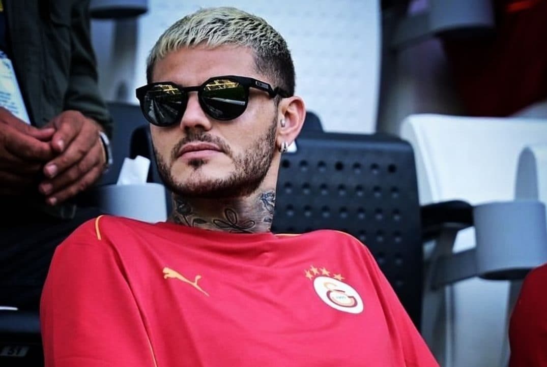 Un Icardi visibilmente smagrito, in una foto postata qualche ora fa dal giocatore