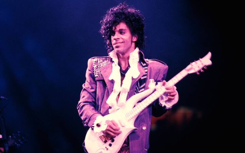 UNITED STATES - SEPTEMBER 13: RITZ CLUB Photo of PRINCE, Prince performing on stage - Purple Rain Tour (Photo by Richard E. Aaron/Redferns)