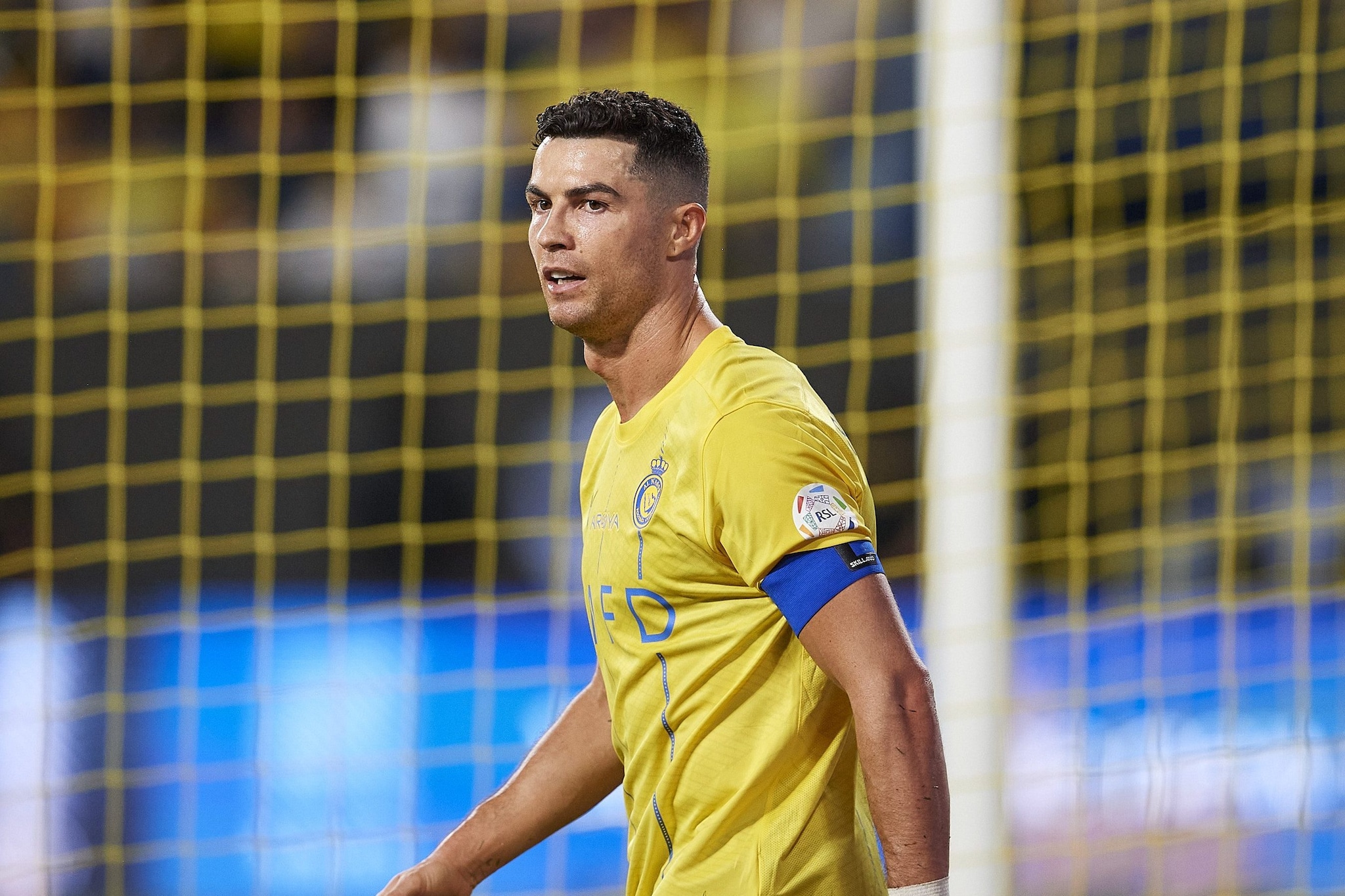 Cristiano Ronaldo con la maglia dell'Al Nassr.