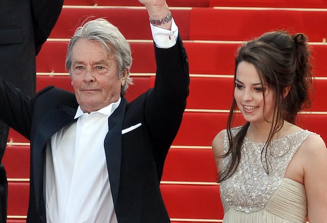 Alain Delon e la figlia Anouchka