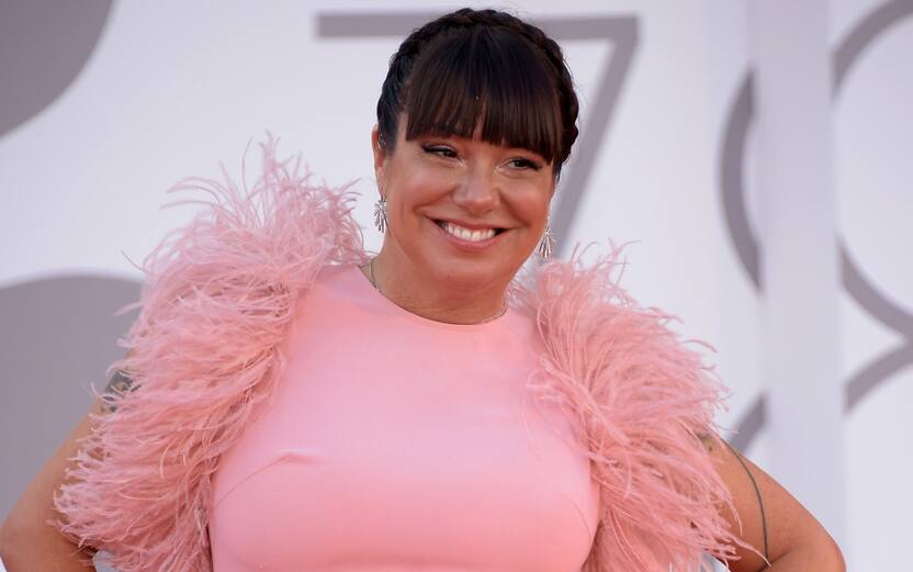 78th Venice Film Festival 2021, Red carpet film. Madres Paralelas and opening Ceremony Pictured: Estetista Cinica, Cristina Fogazzi