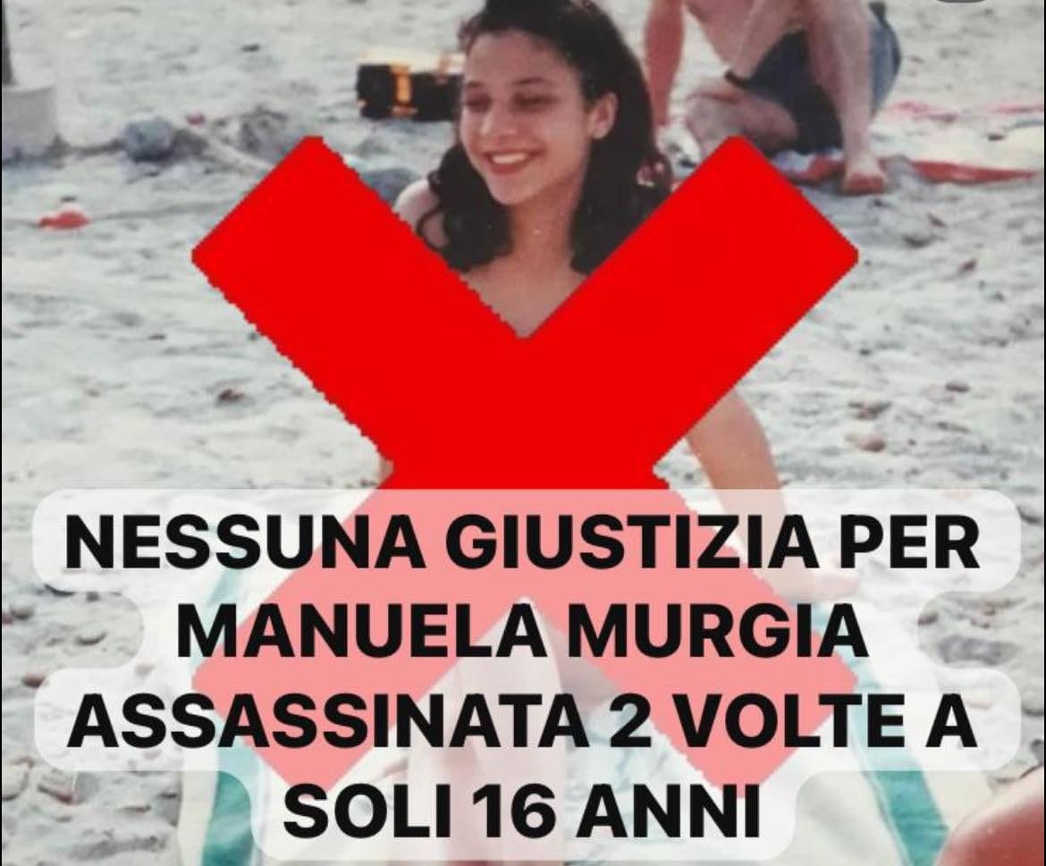 Foto dal gruppo Facebook "Giustizia Per Manuela Murgia"