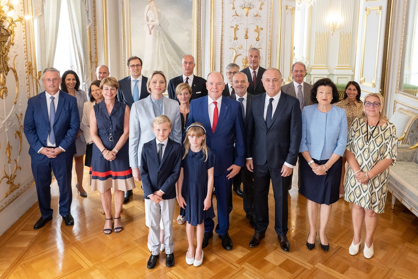 La Royal Family di Monaco a Palais Princier