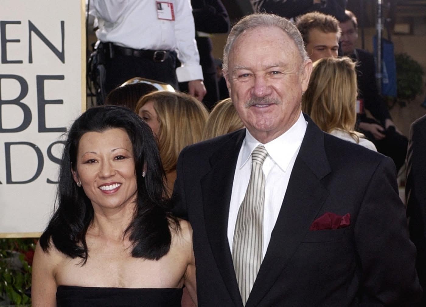 Gene Hackman insieme a sua moglie Betsy Arakawa nel 2003.