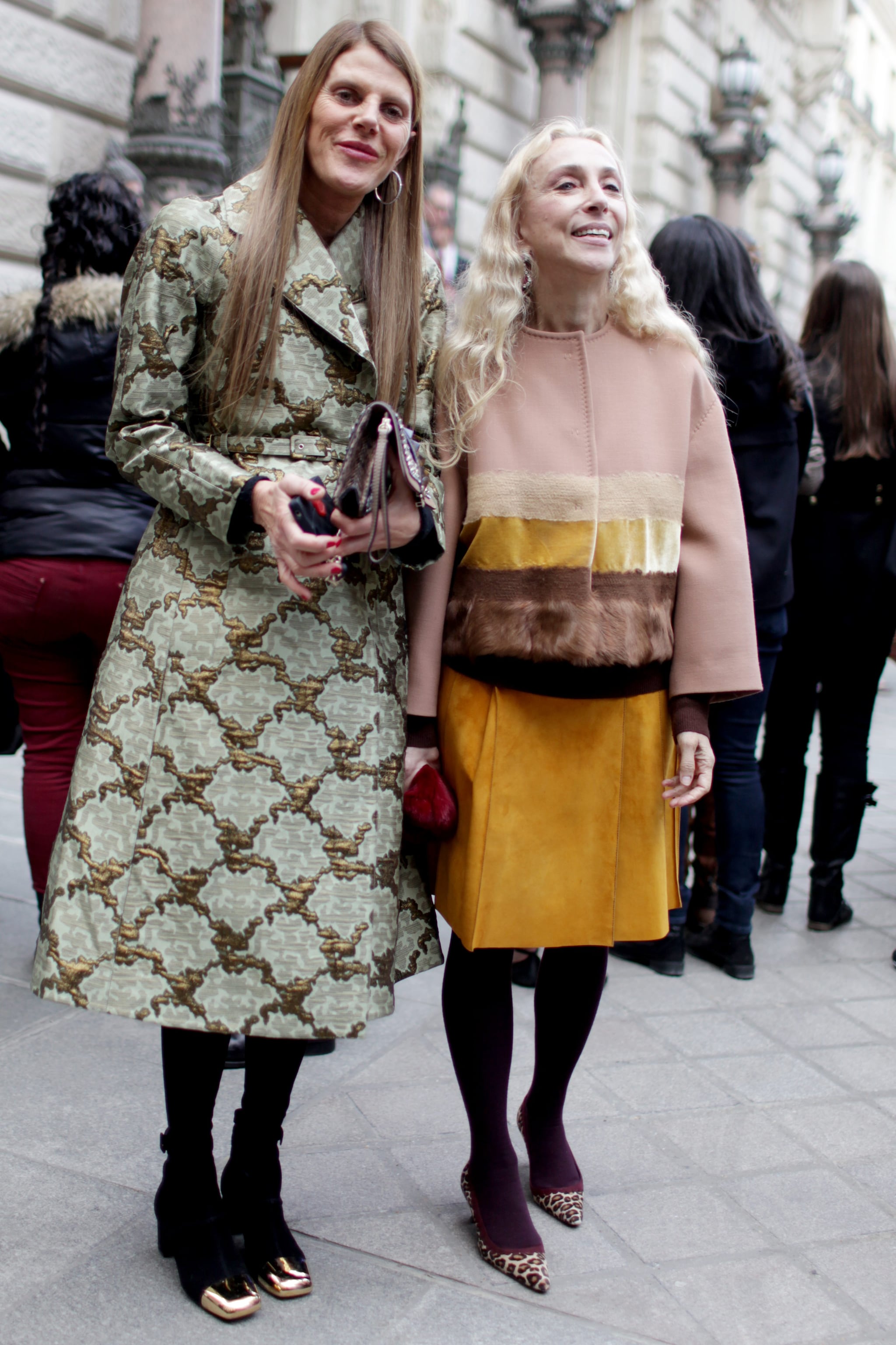 Anna Dello Russo con Franca Sozzani nel 2013