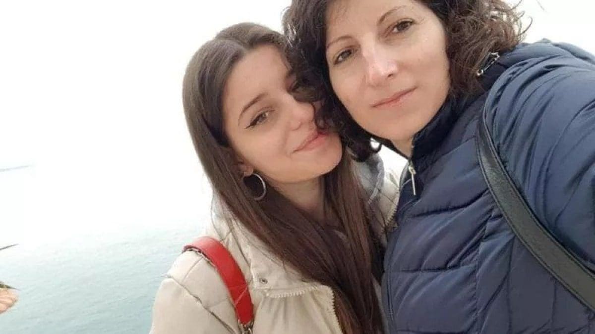 Mihaela con la figlia Patrizia