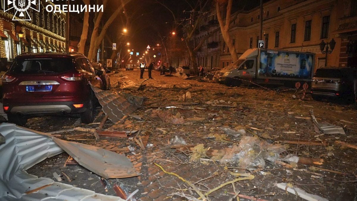 Attacco di droni a Odessa lo scorso 31 gennaio